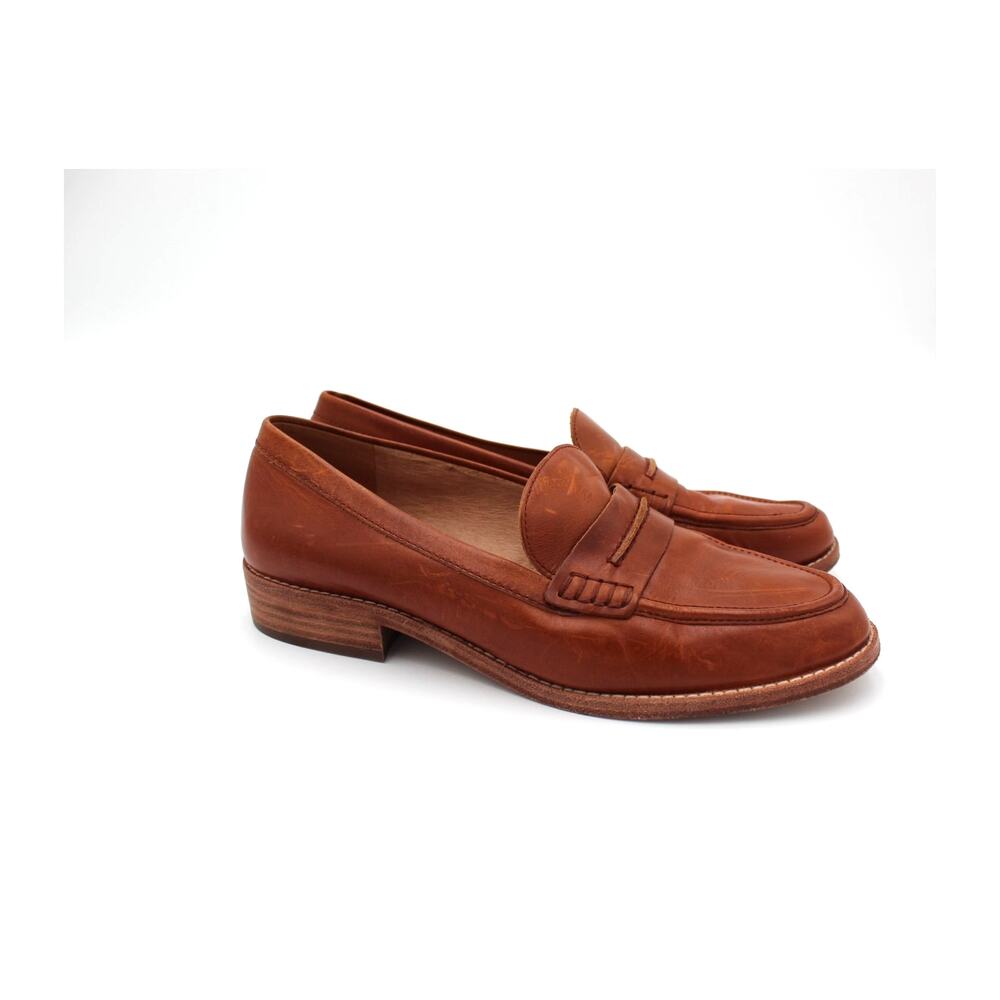 Madewell Penney Loafer Womens 11 Leather Brown Slip On Preppy Classic Academia